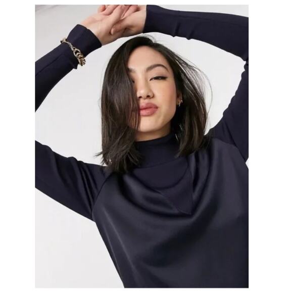 Ted Baker Cindey Layered-Look Shift Dress Size 4 - Picture 3 of 11